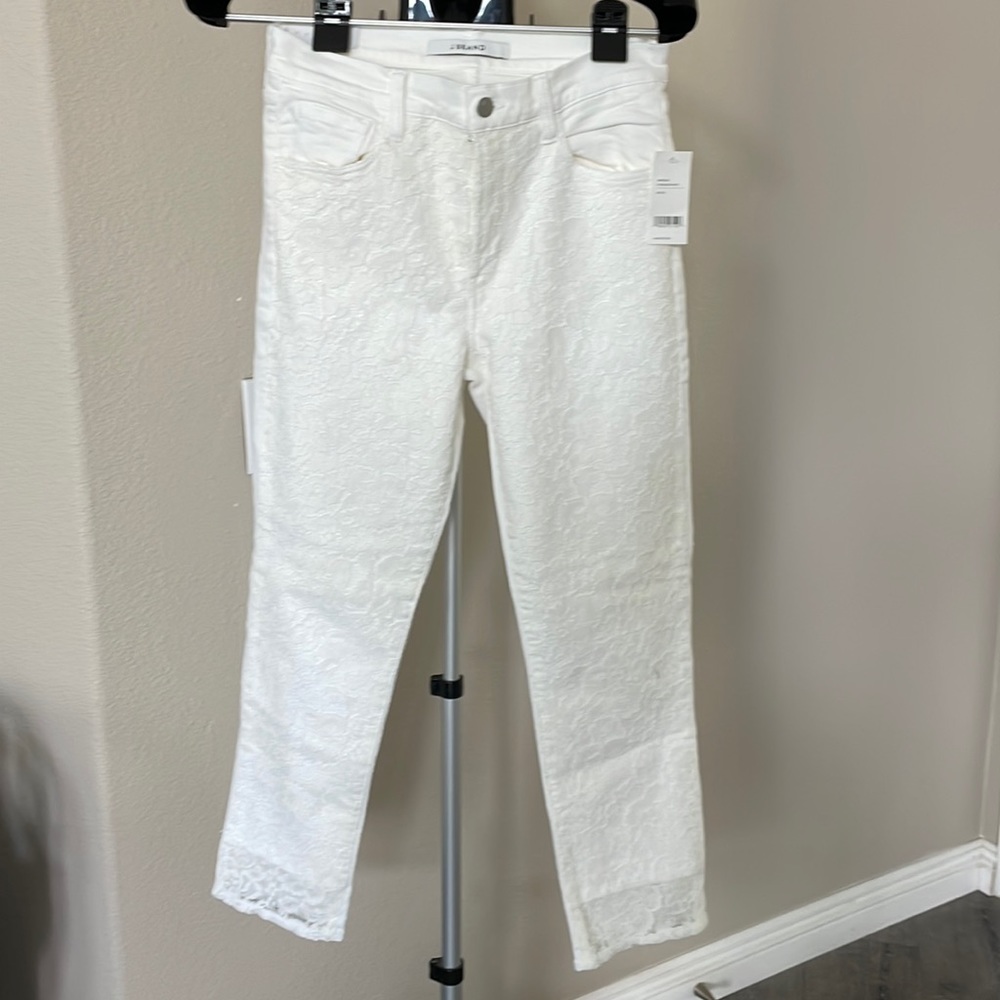 Brand new J Brand ruby high rise crop cigarette jeans